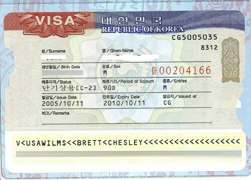 Visa thương mại Hàn Quốc