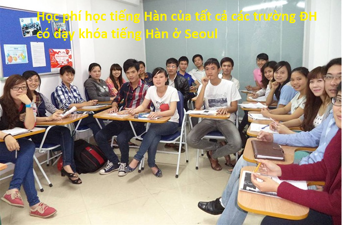 Học phí học tiếng Hàn tại các trường đại học ở Seoul