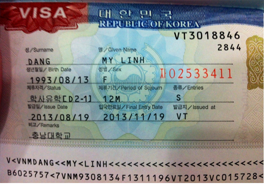 du học cao đẳng Hàn Quốc visa D2-1