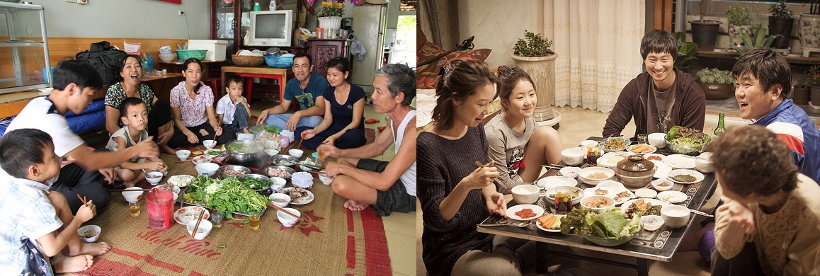 Sự giống và khác nhau trong văn hóa ăn uống của người Hàn và Việt ...