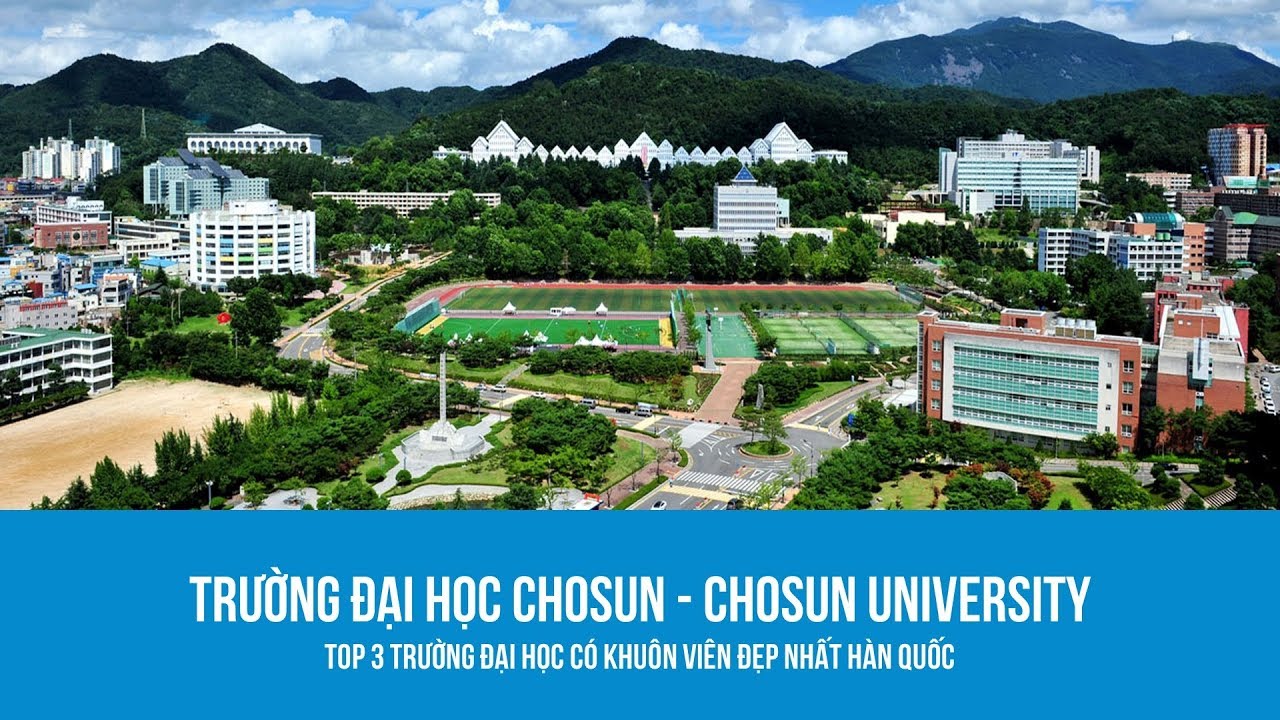 Khuôn viên lớn là niềm tự hào của Chosun University