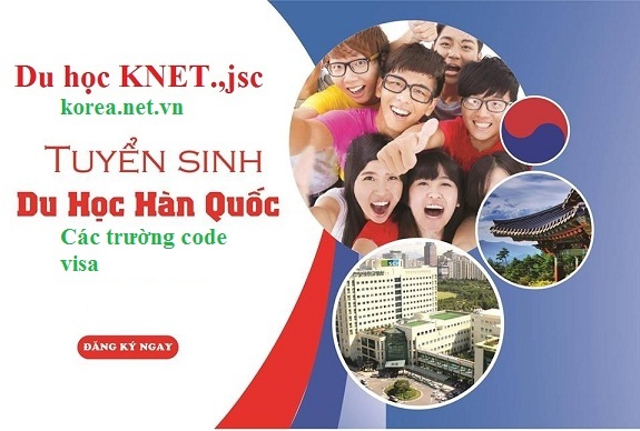 Tuyển du học sinh Hàn Quốc trường code visa