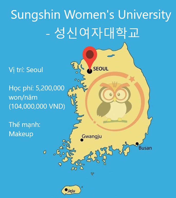 Bản đồ đại học Nữ Sungshin