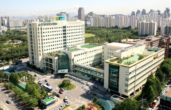 Khu vực quanh trường Soonchunhyang rất đông dân cư Hàn sinh sống
