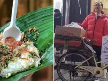 Với chiếc xe đạp quen thuộc, ẩm thực đường phố Việt đã xuất hiện ở Hàn Quốc với bảng ghi xôi khúc cả tiếng Việt lẫn tiếng Hàn