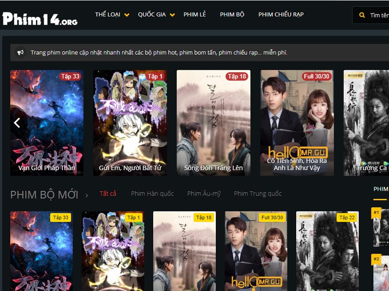 Top 05 Website xem Phim Hàn Quốc "chất" nhất hiện nay
