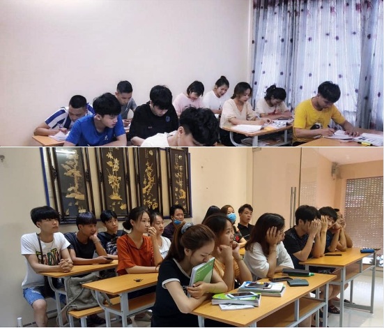 Lớp học tiếng Hàn của du học Knet